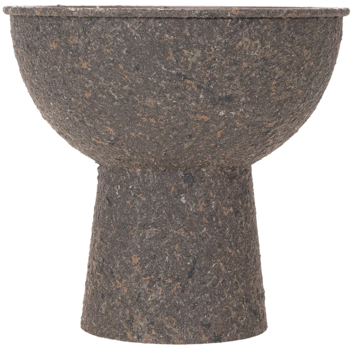 Coupe sur pied effet granit brun anthracite - vue de face