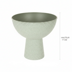 Coupe granit vert sauge - dimensions 17cm x 18cm