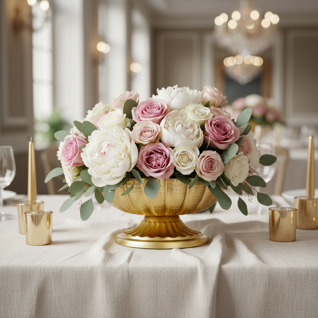 Mise en situation table de mariage
